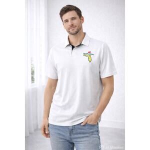 Oakley White Golf Polo XL The Players Championship TPC Sawgrass Florida Logo